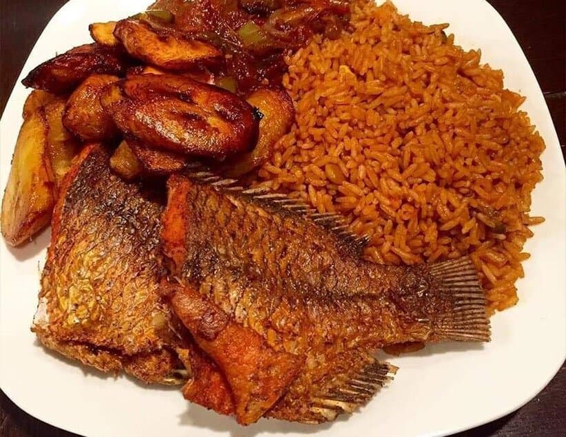 Jollof Rice & Fish image